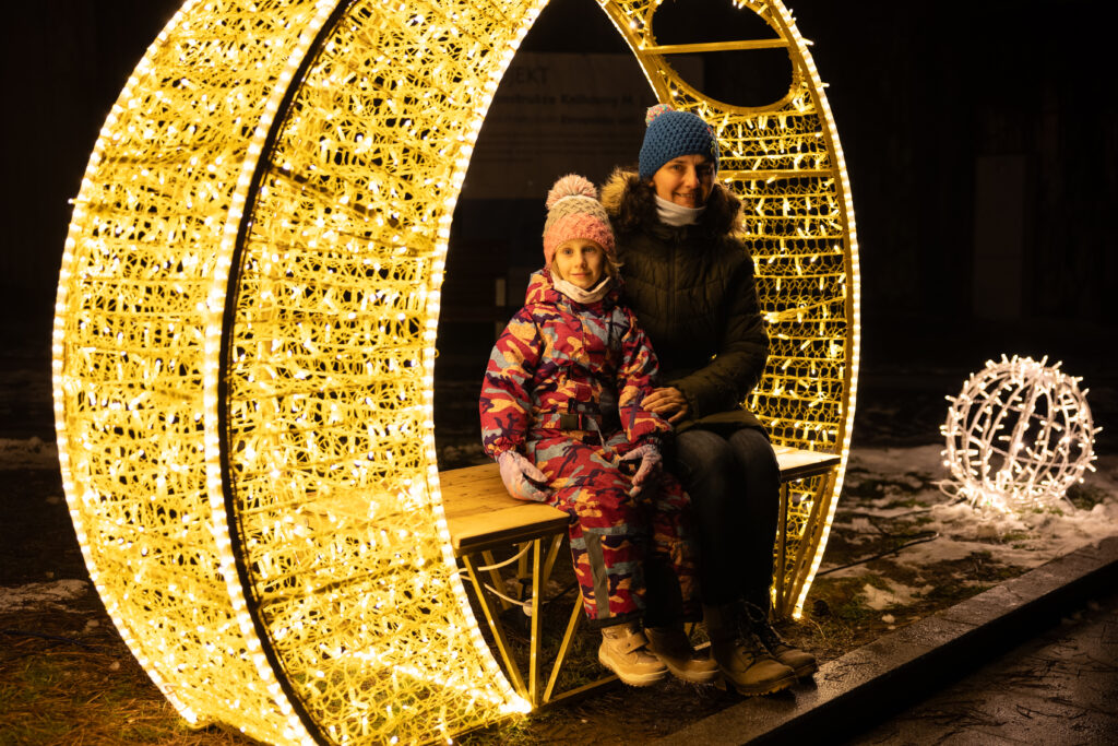 Adventní světelná výzdoba ve Žďáře